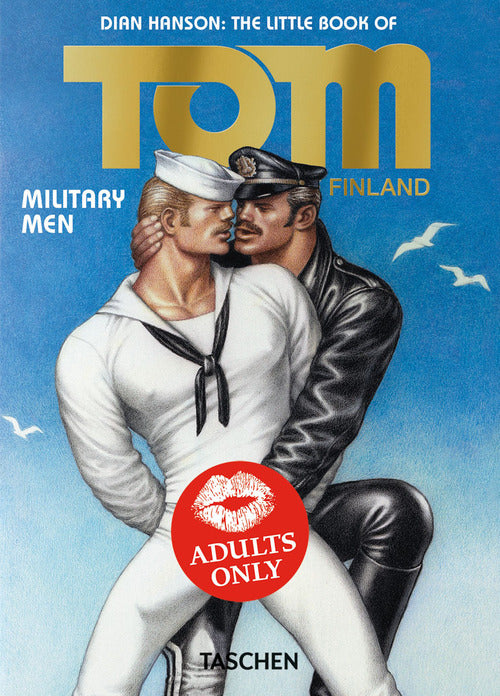 Cover of little book of Tom of Finland: military men. Ediz. inglese, francese e tedesca