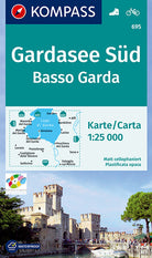 Cover of Carta escursionistica n. 695. Basso Garda-Gardasee Süd 1:25.000