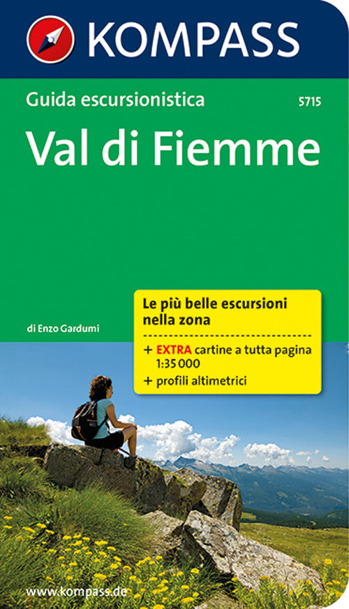 Cover of Guida escursionistica n. 5715. Val di Fiemme