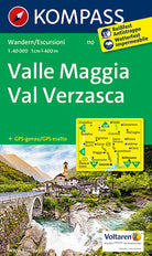 Cover of Carta escursionistica n. 110. Valle Maggia, val Verzasca 1:40.000