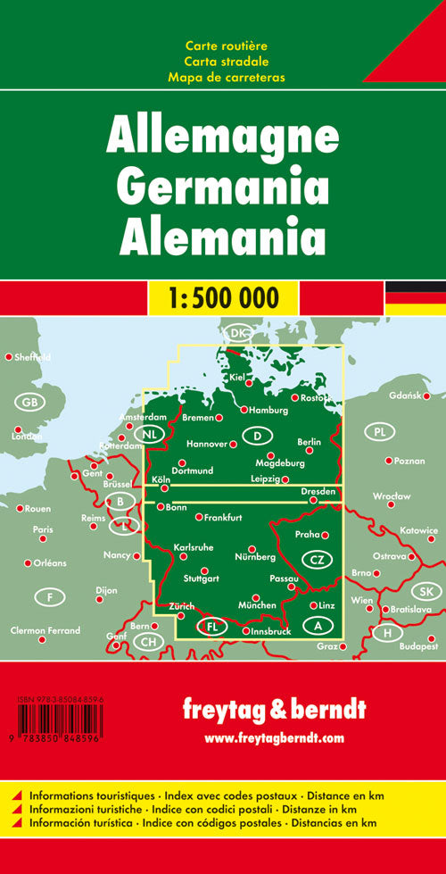 Cover of Germania 1:500.000