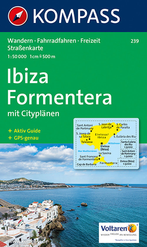 Cover of Carta escursionistica n. 239. Ibiza, Formentera 1:50.000