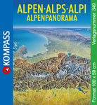 Cover of Carta panoramica n. 349. Panorama delle Alpi-Alpenpanorama 1:50.000