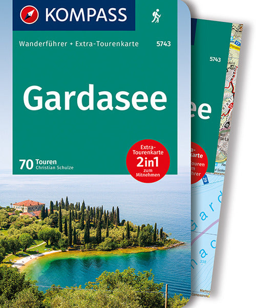 Cover of Guida escursionistica n. 5743. Gardasee. Con carta