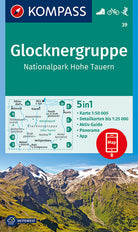 Cover of Carta escursionistica n. 39. Glocknergruppe, Nationalpark Hohe Tauern 1:50.000
