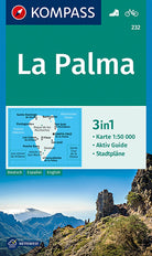 Cover of Carta escursionistica n. 232. La Palma 1:50.000. Ediz. tedesca, spagnola e inglese