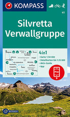 Cover of Carta escursionistica n. 41. Silvretta, Verwallgruppe 1:50.000