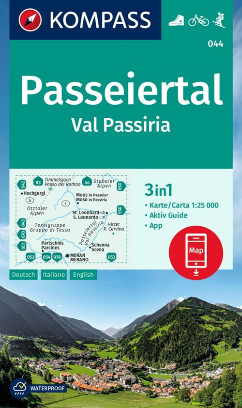 Cover of Carta escursionistica nr. 044. Passeiertal/Val Passiria