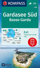 Cover of Carta escursionistica n. 695. Basso Garda, Lago di Garda sud