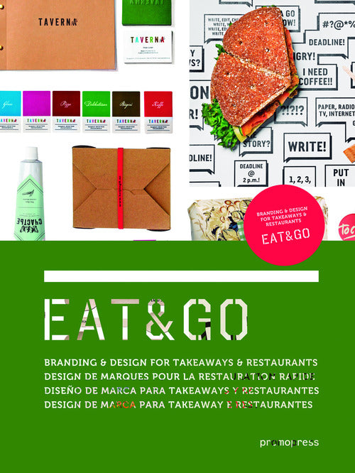 Cover of Eat & go. Branding & design indentity for takeaways & restaurants