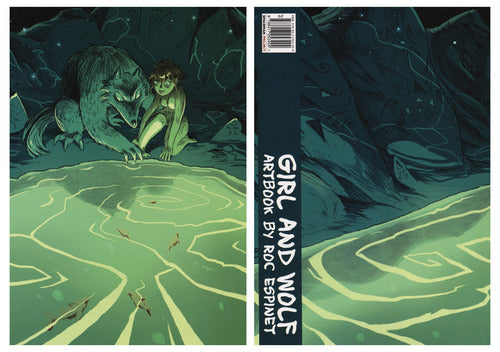 Cover of Girl and wolf. Artbook