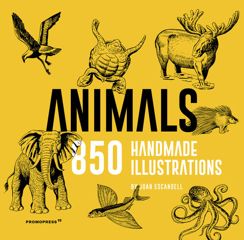 Cover of Animals. 850 handmade illustrations