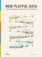 Cover of New Playful Data. Graphic design and illustration for infographics