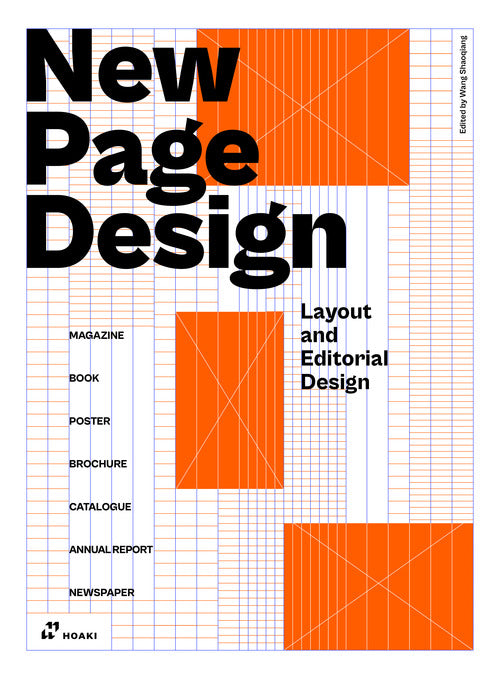 Cover of New page design. Layout and editorial design