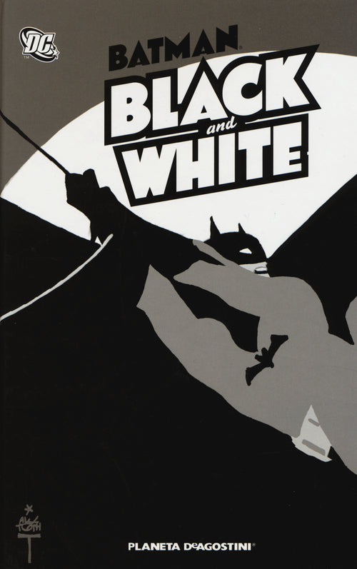 Cover of Batman. Black and white