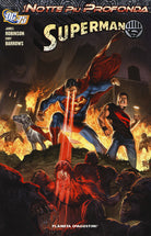 Cover of notte più profonda. Superman