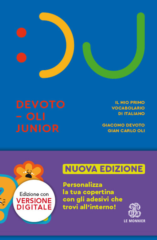 Cover of Devoto-Oli junior. Il mio primo vocabolario di italiano