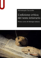 Cover of edizione critica del testo letterario