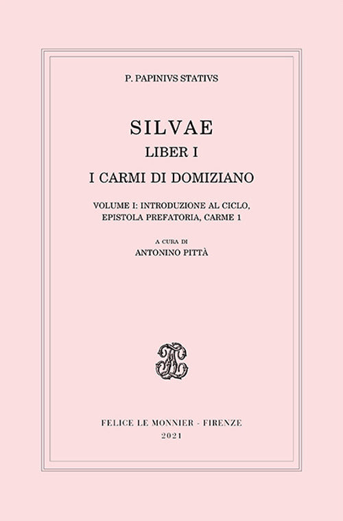 Cover of Silvae. Liber I. I carmi di Domiziano