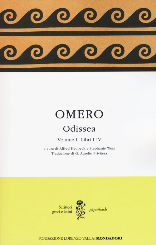 Odissea. Testo greco a fronte. Vol. 1: Libri I-IV