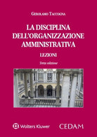 La disciplina dell'organizzazione amministrativa. Lezioni