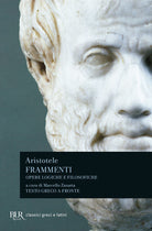 Cover of Frammenti. Opere logiche e filosofiche. Testo greco a fronte