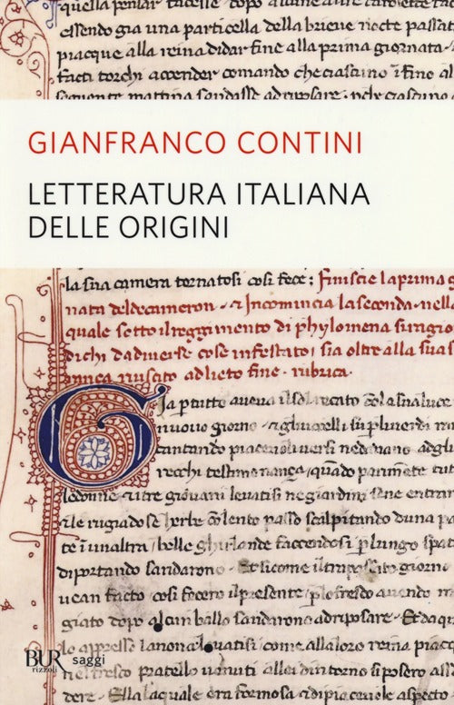 Cover of Letteratura italiana delle origini