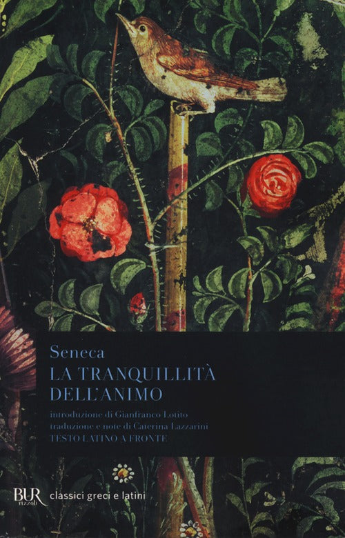 Cover of tranquillità dell'animo. Testo latino a fronte