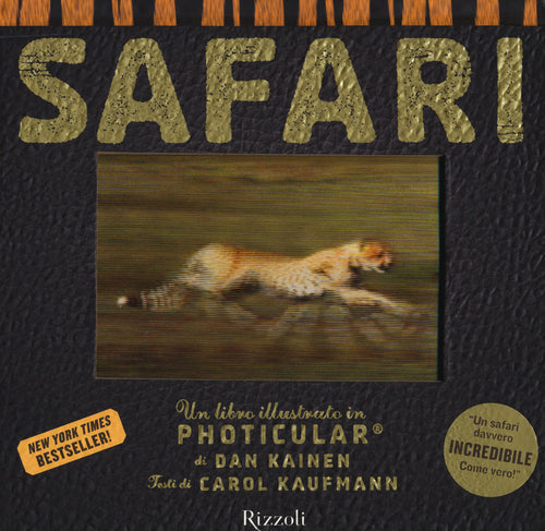 Cover of Safari. Un libro illustrato in Photicular®