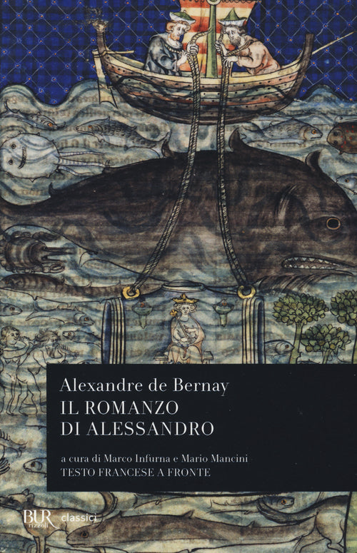 Cover of romanzo di Alessandro. Testo francese a fronte