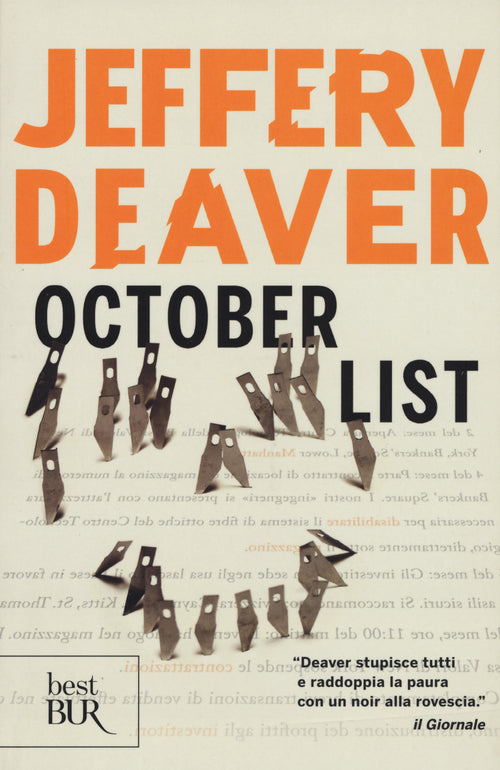 Cover of October List