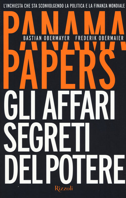 Cover of Panama papers. Gli affari segreti del potere