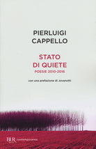 Cover of Stato di quiete. Poesie 2010-2016