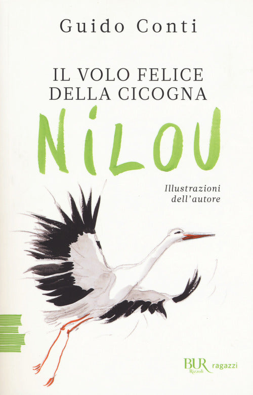 Cover of volo felice della cicogna Nilou