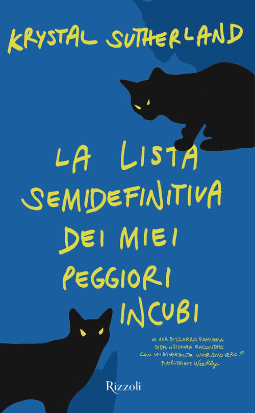 Cover of lista semidefinitiva dei miei peggiori incubi