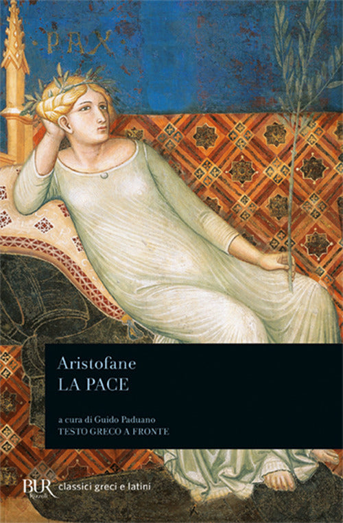 Cover of pace. Testo greco a fronte