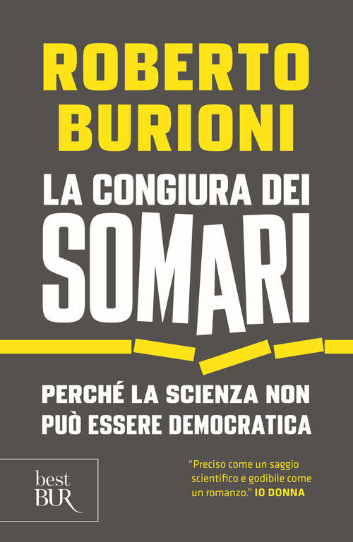 Cover of congiura dei somari. Perché la scienza non può essere democratica