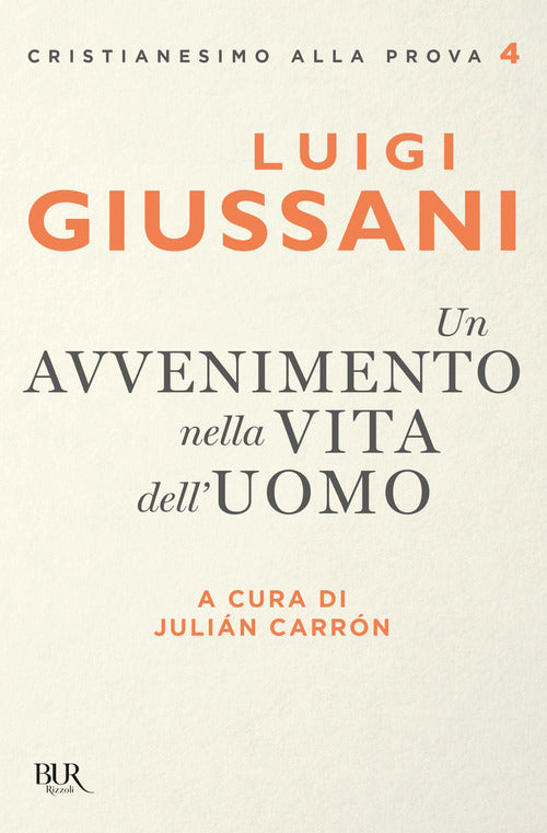 Cover of avvenimento nella vita dell'uomo