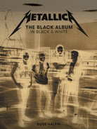 Cover of Metallica: The black album in black and white