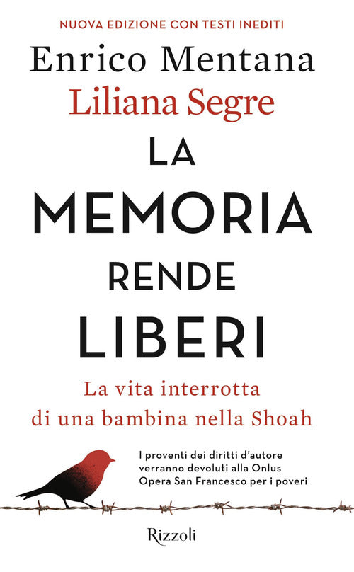 Cover of memoria rende liberi. La vita interrotta di una bambina nella Shoah