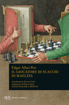 Cover of giocatore di scacchi di Maelzel. Testo inglese a fronte