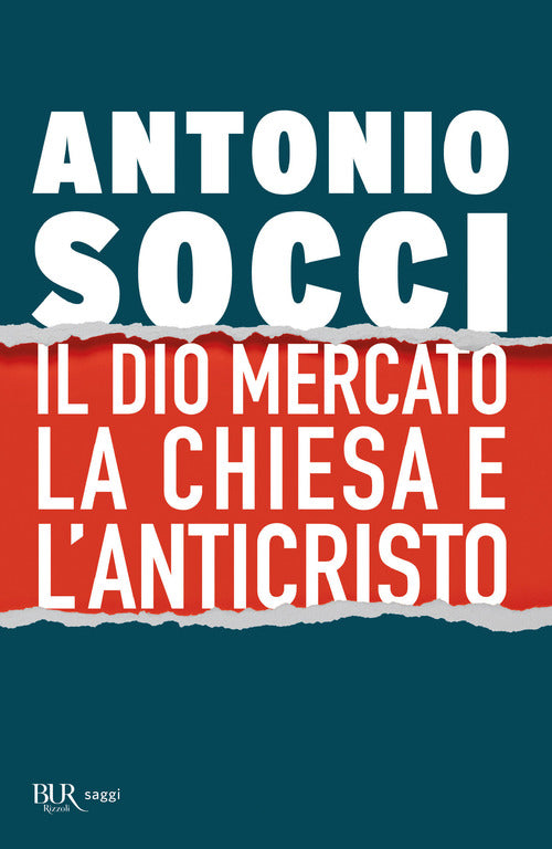 Cover of dio Mercato, la Chiesa e l'Anticristo