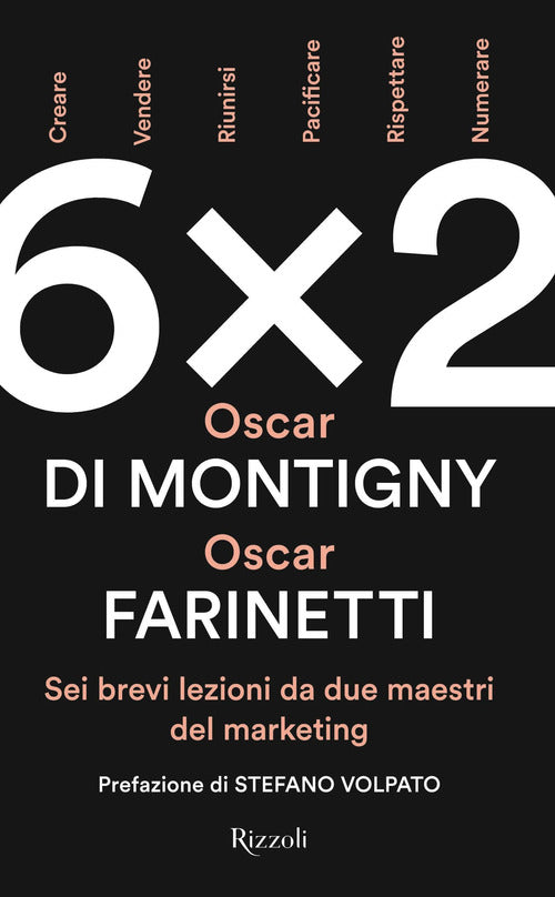Cover of 6x2. Sei brevi lezioni da due maestri del marketing