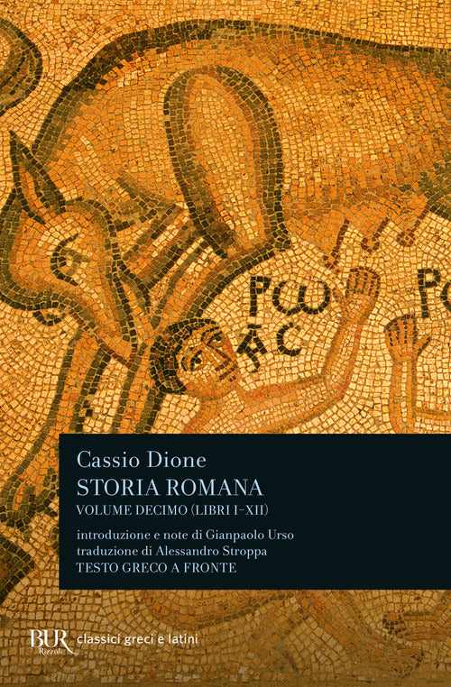 Cover of Storia romana. Testo greco a fronte