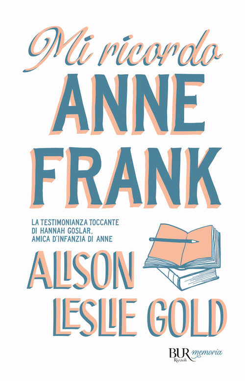 Cover of Mi ricordo Anne Frank