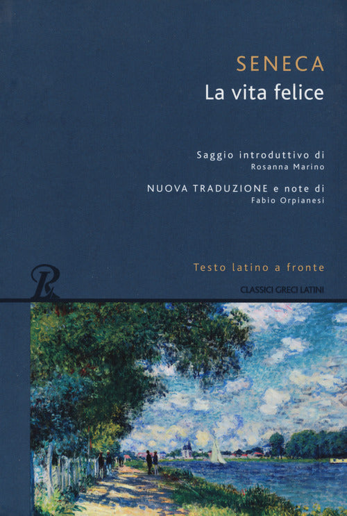 Cover of vita felice. Testo latino a fronte