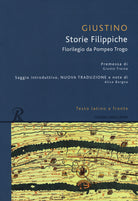 Cover of Storie filippiche. Epitome da Pompeo Trogo. Testo latino a fronte