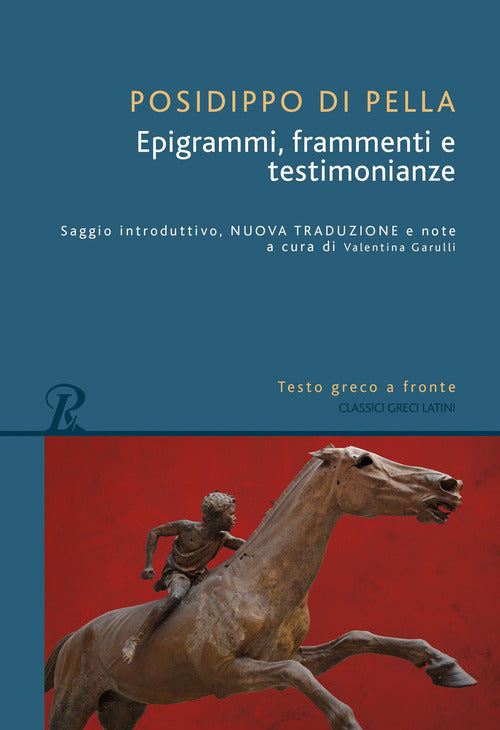 Cover of Epigrammi, frammenti e testimonianze. Testo greco a fronte