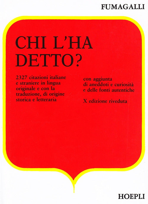 Cover of Chi l'ha detto?