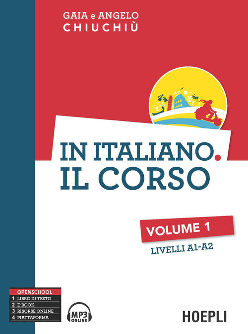 Cover of In italiano. Il corso. Livelli A1-A2